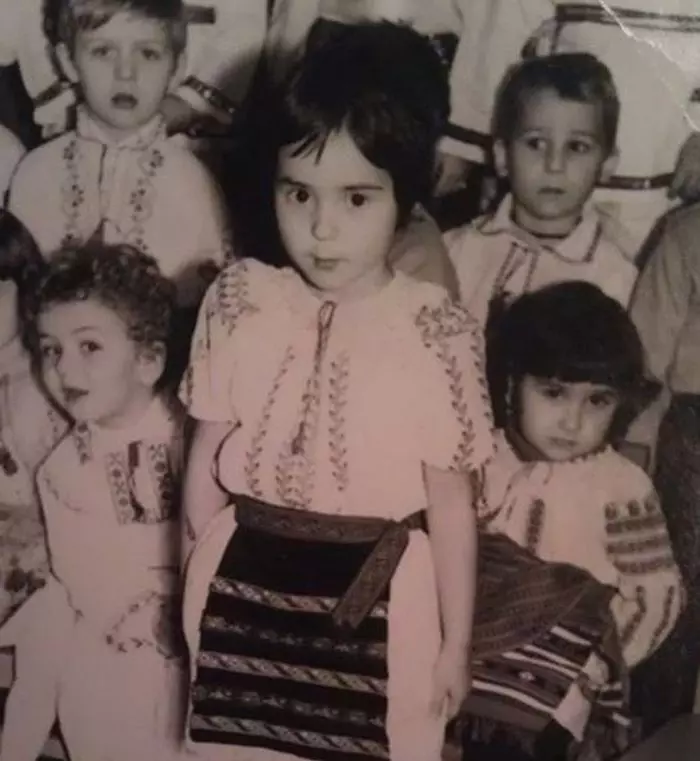 Andreea Marin la grădiniță