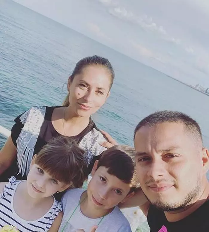 Bianca Sârbu, Bogdan și cei doi copii ai actriței