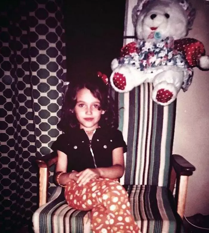 Michaela Prosan în copilărie