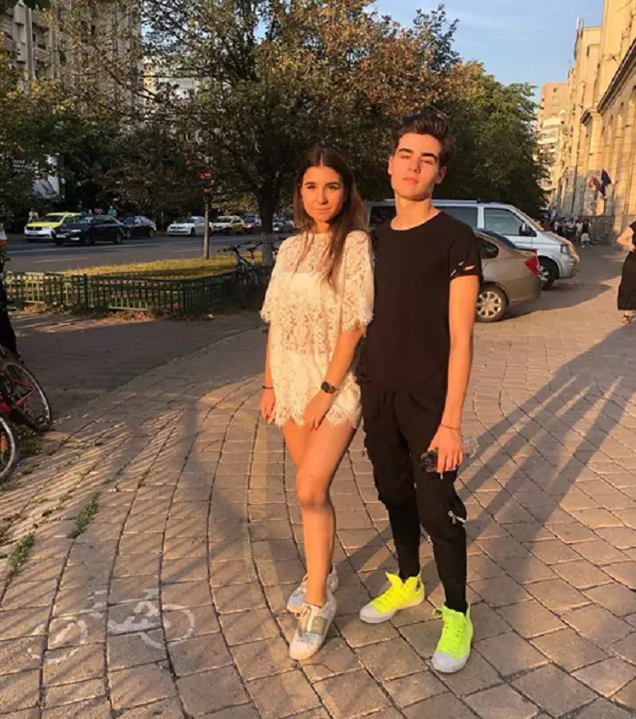 Fiul lui Stefan Banica și iubita