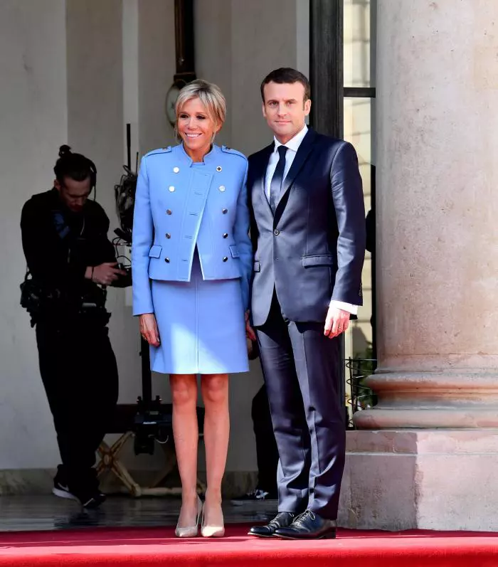 Brigitte si Emmanuel Macron