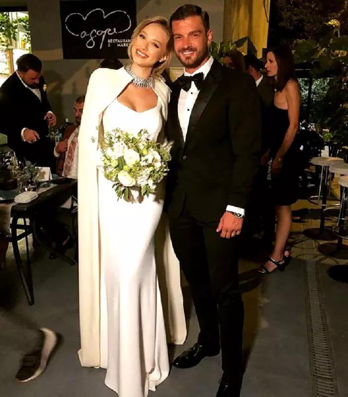 Bogdan Vlădau și Gina Chirilă la cununia religioasă