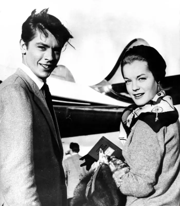 Paris, 1959, în timpul filmărilor la "Christine"