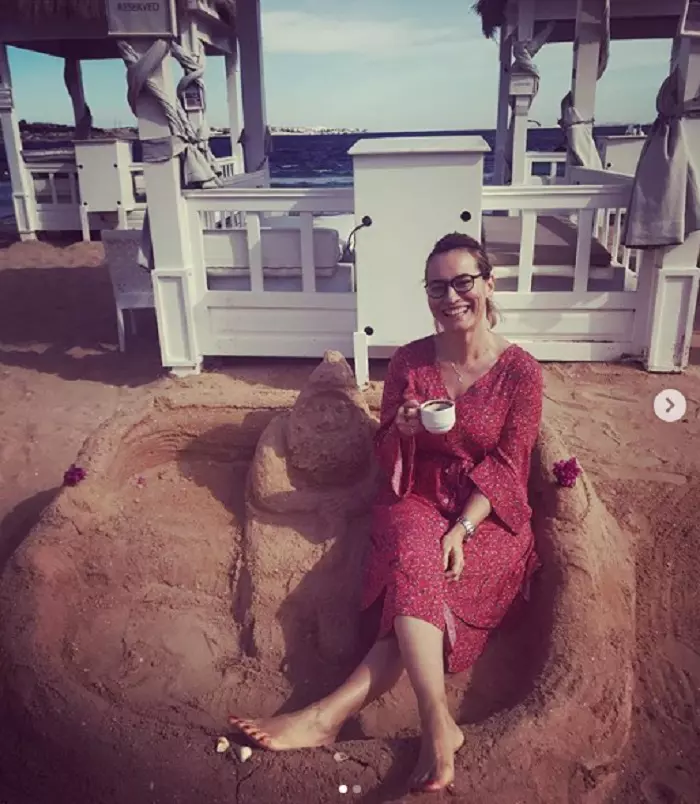 Andreea Esca, vacanță cu familia, în Egipt