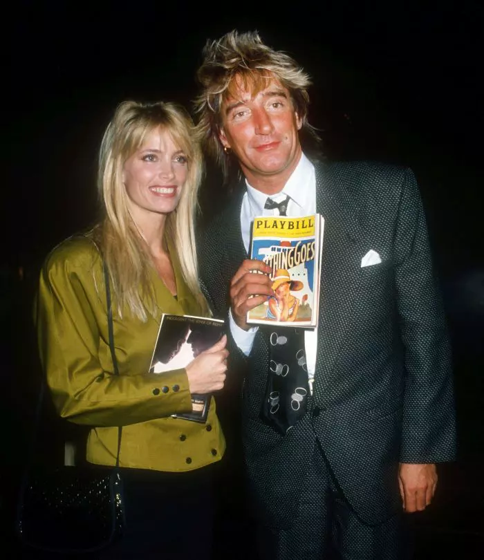 Kelly Emberg si Rod Stewart