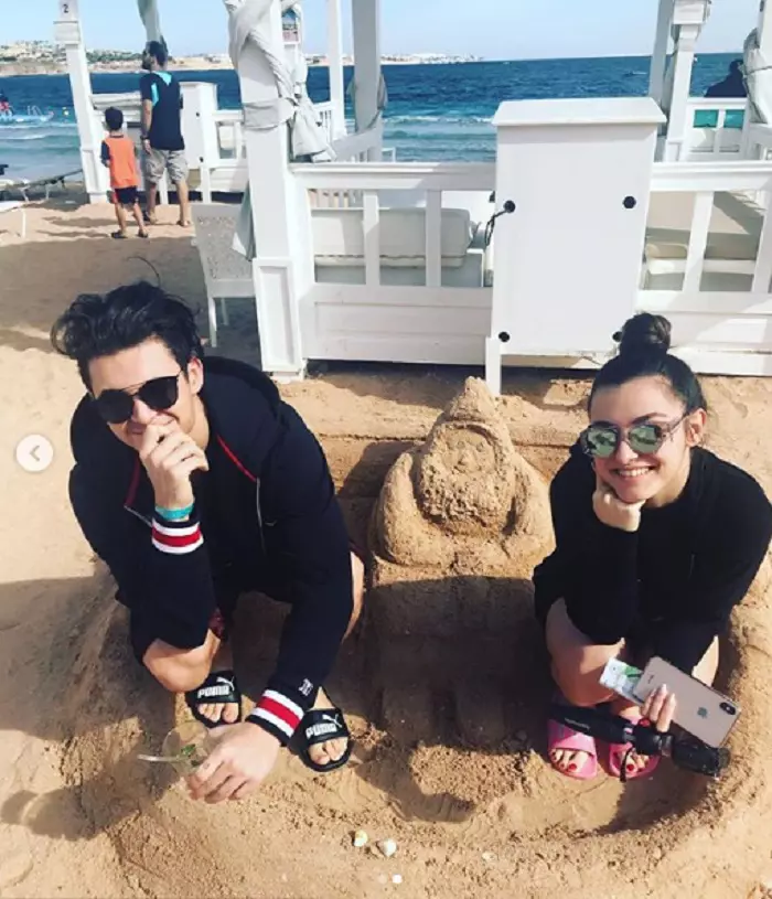 Andreea Esca, vacanță cu familia, în Egipt