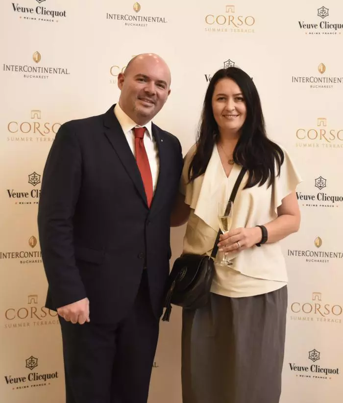 Lior Bebera (General Manager Hotel Intercontinental) si Amalia Nastase