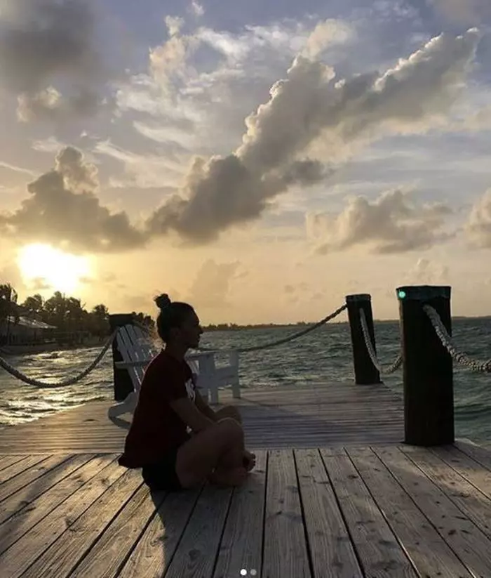 Simona Halep în vacanță