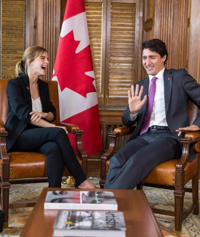 Justin Trudeau și Emma Watson
