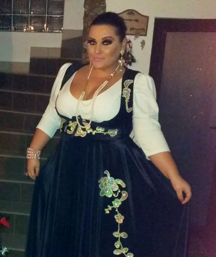 Bianca Rus înainte să slăbească