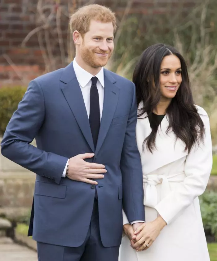 Prințul Harry și Meghan Markle, în ziua anunțării logodnei.