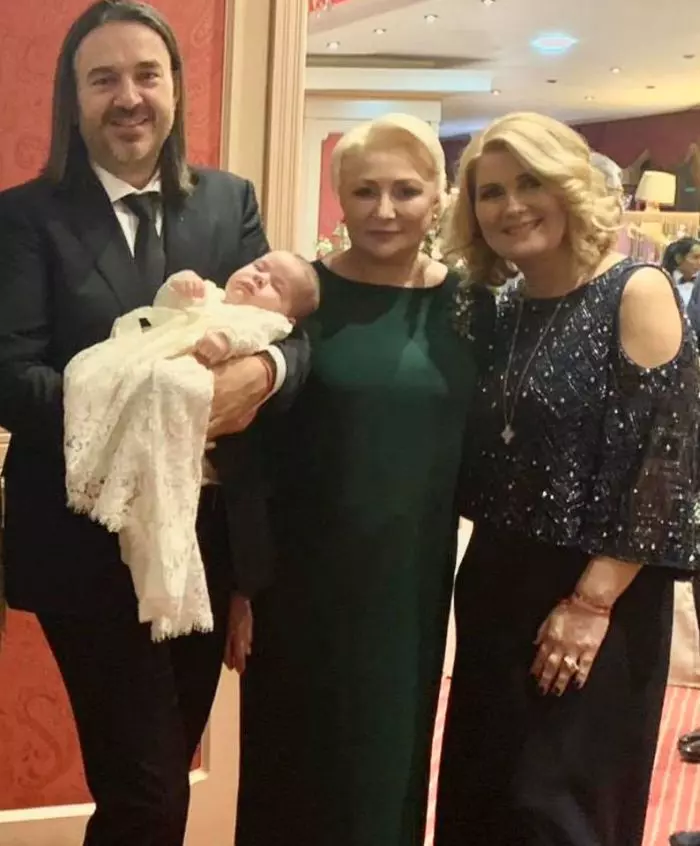 Imagini de la botezul fiicei Alessandrei Stoicescu