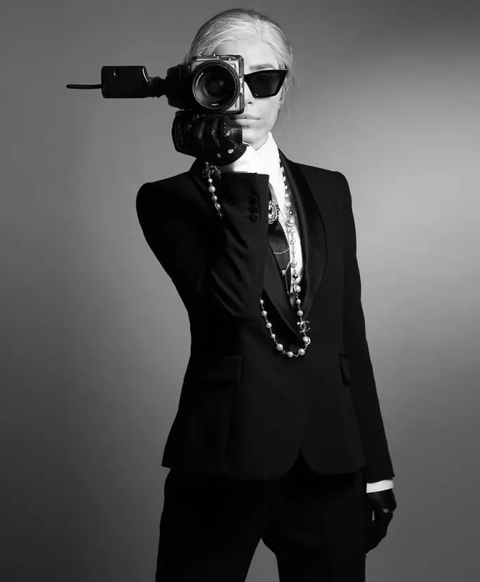 Adelina Pestritu look Karl Lagerfeld 1
