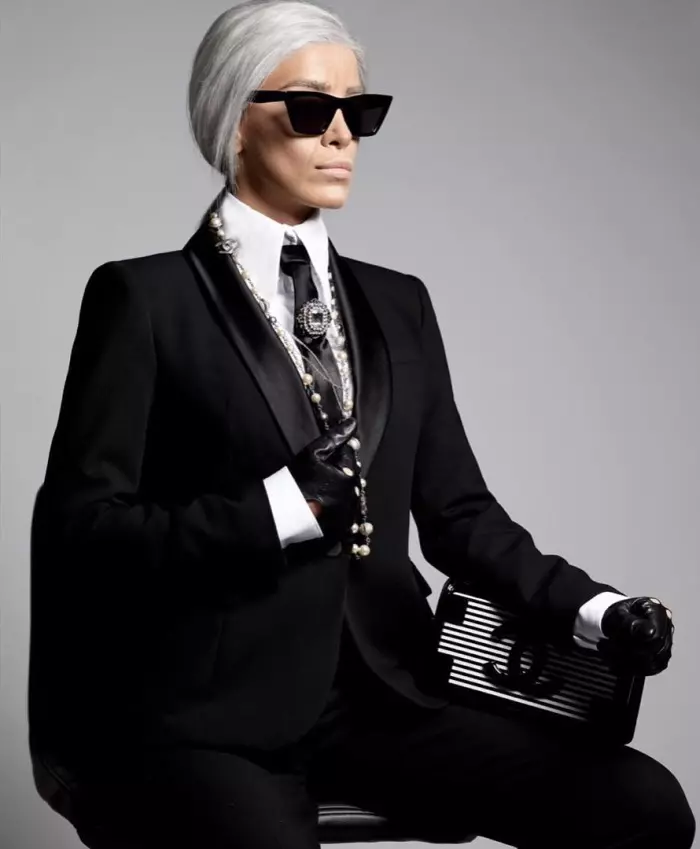 Adelina Pestritu look Karl Lagerfeld 6