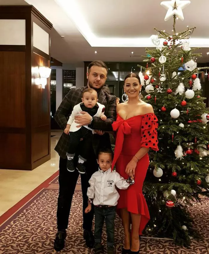 Claudia Pătrășcanu, Gabi Bădălău și fiii lor