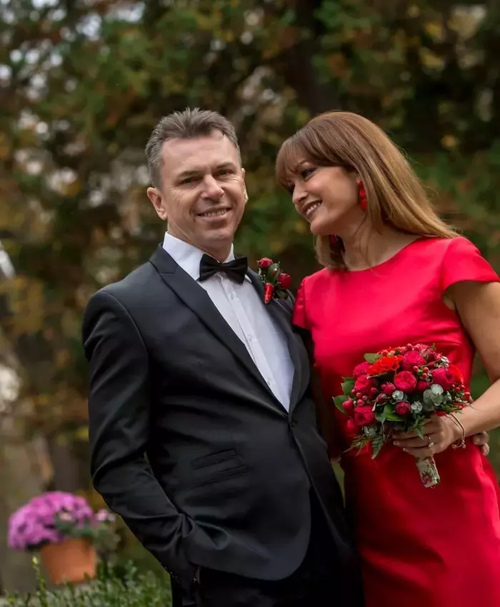 Anca Țurcașiu și fostul soț, medicul stomatolog Cristian Georgescu