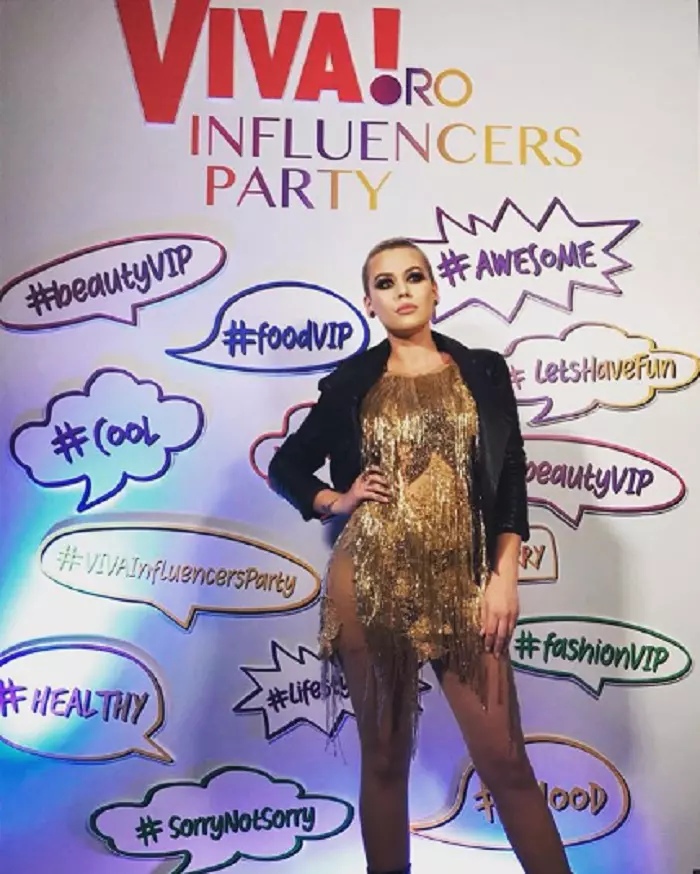 Misha la VIVA Influencers Party
