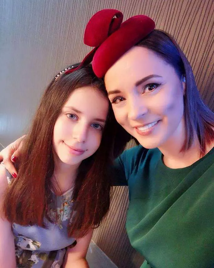 Andreea Marin și fiica ei, Violeta
