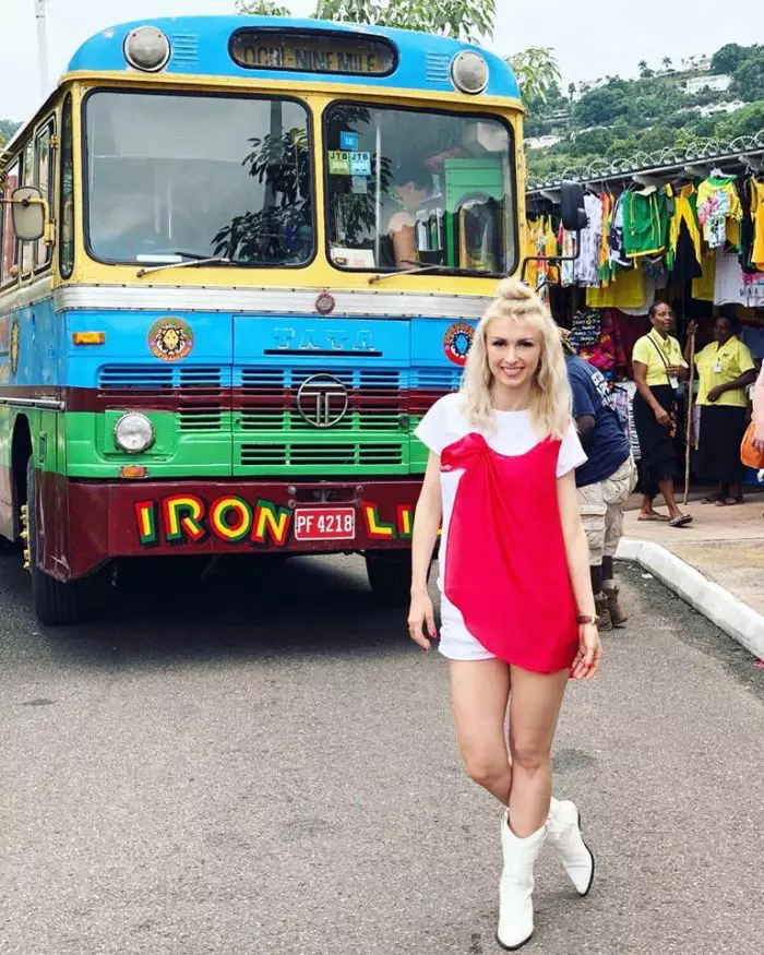 Andreea Bălan, vacanţă în Jamaica
