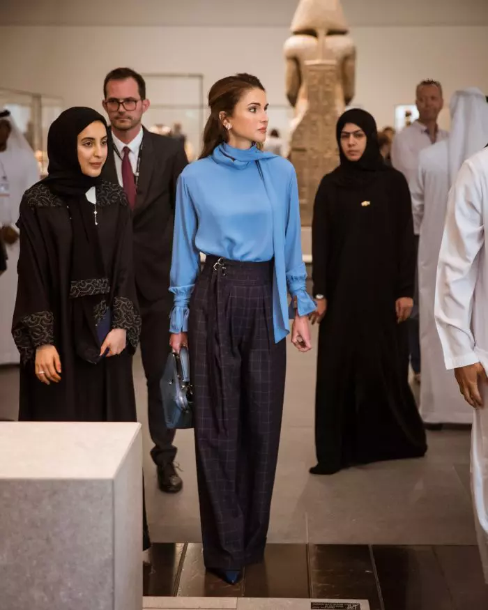 Regina Rania a Iordaniei în vizită în Abu Dhabi