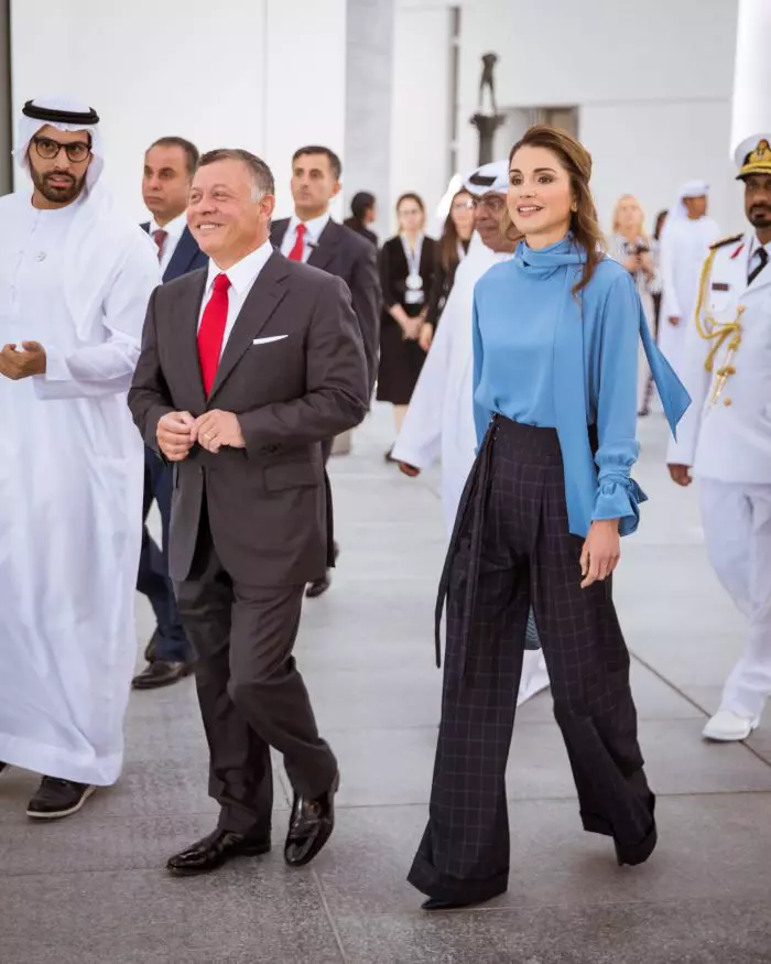 Regina Rania a Iordaniei în vizită în Abu Dhabi