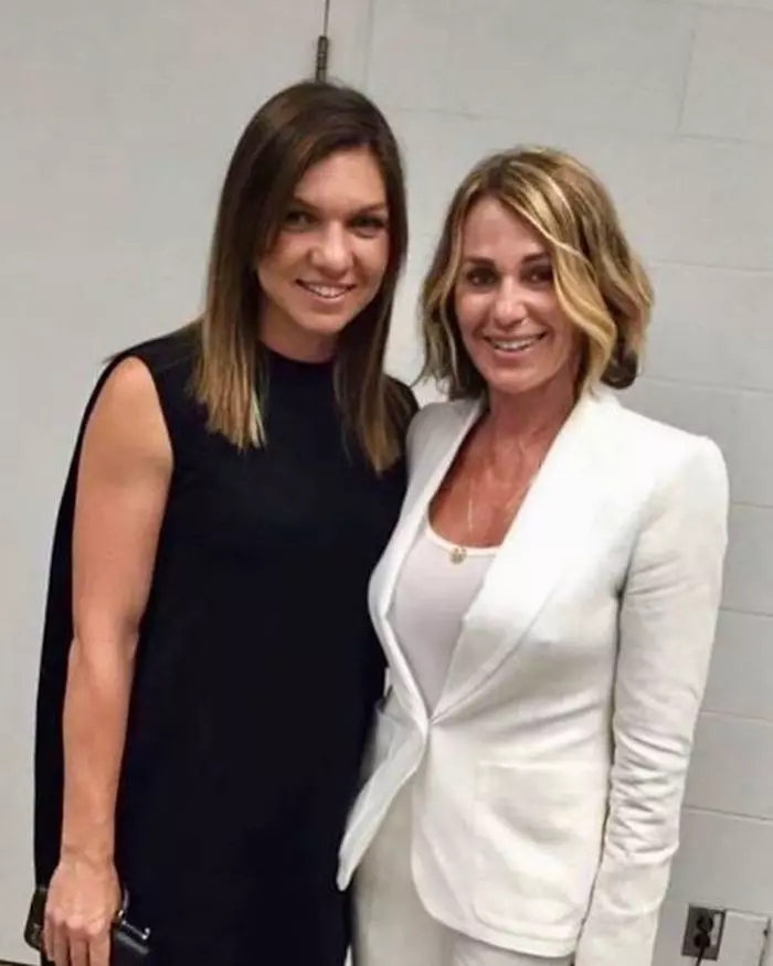 Simona Halep și Nadia Comăneci