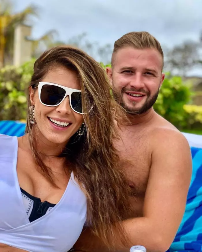 Ilinca Vandici și soțul ei