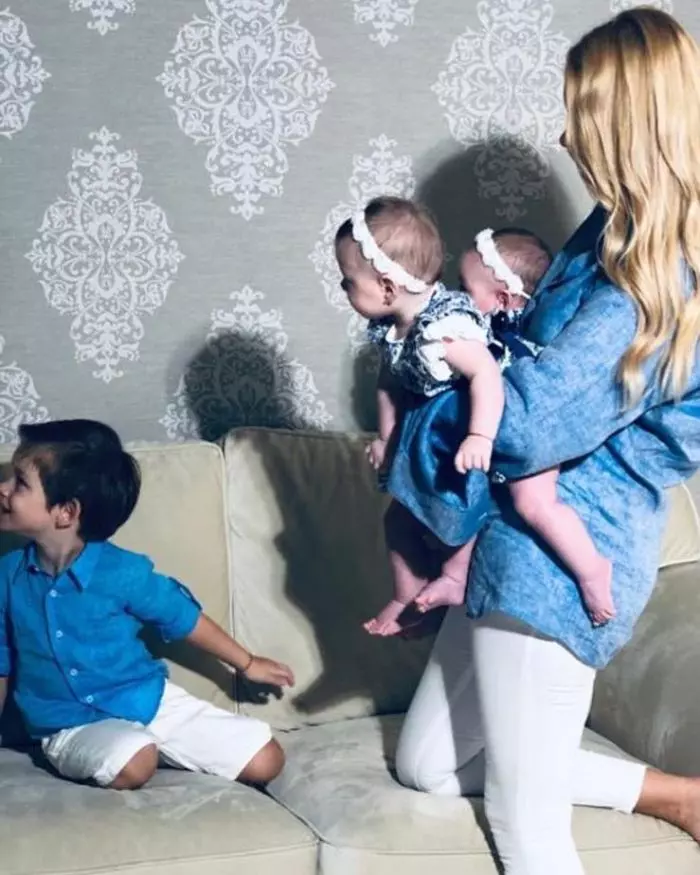 Valentina Pelinel și copiii