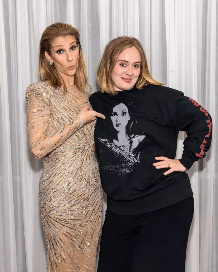 Adele și Celine Dion