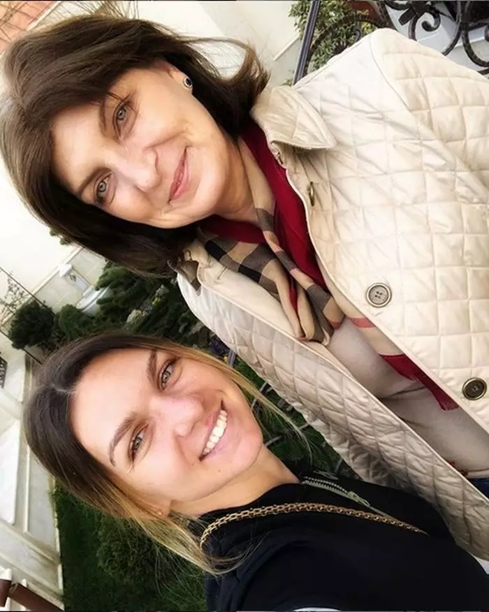 Simona Halep seamănă foarte bine cu mama ei.