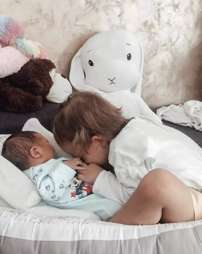 Andreea Bălan și George Burcea au doua fetite