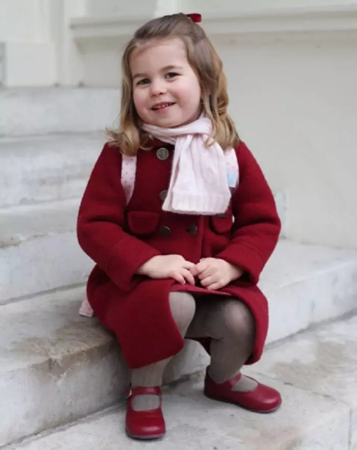 Prinţesa Charlotte, în prima zi de grădiniţă