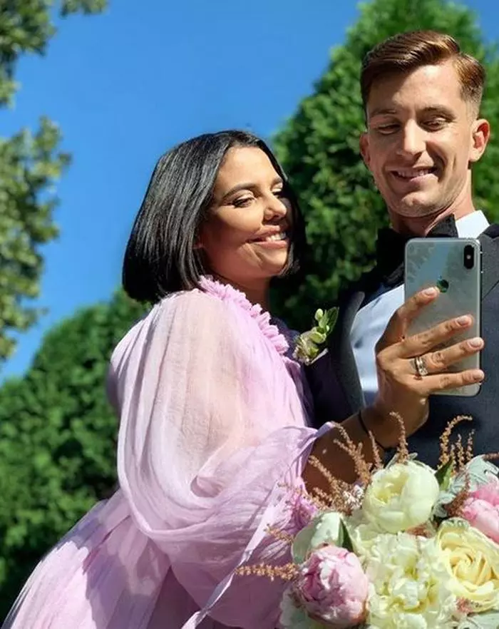 Andreea Popescu și soțul ei