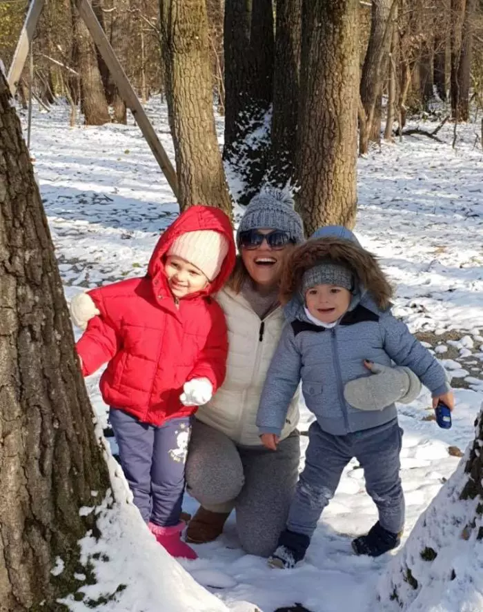 Mirela Vaida si copiii