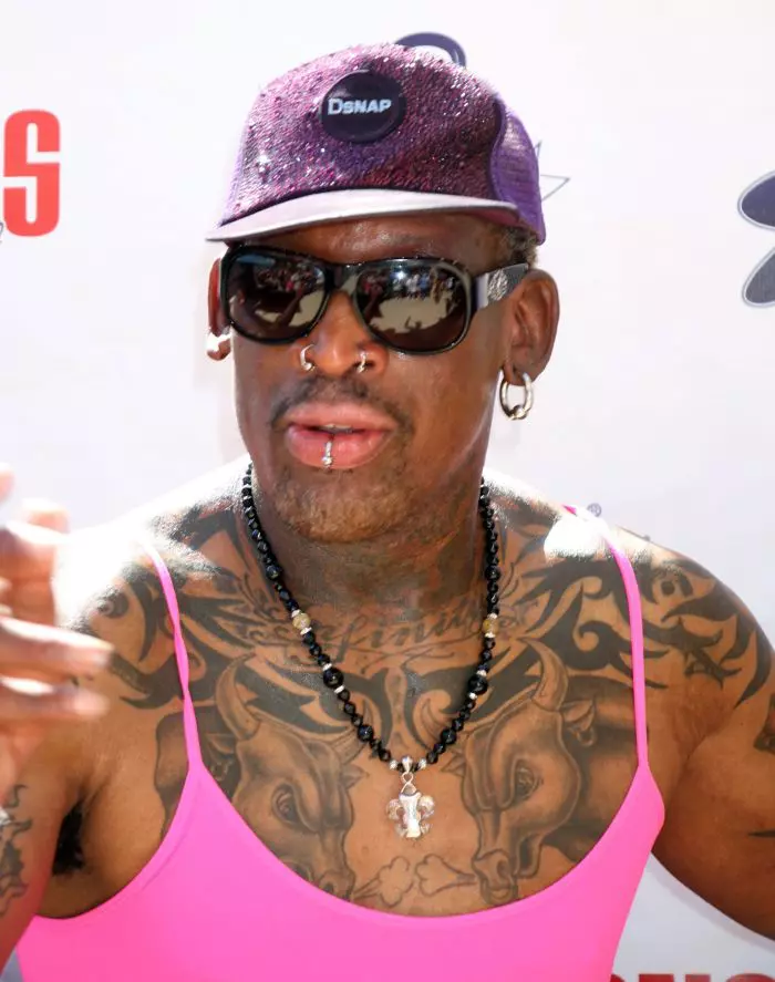 Dennis Rodman Hosts A Party At The Sapphire Pool & Dayclub