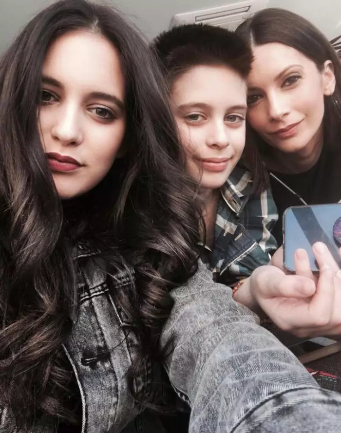 Andreea Berecleanu si copiii ei