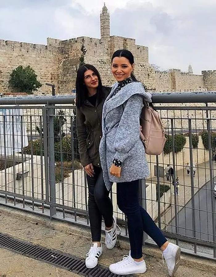 Corina și Alexandra Caragea, aici în Israel
