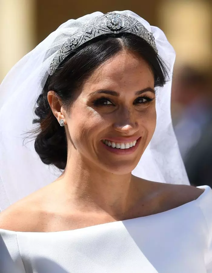 Meghan Markle a purtat diamante la nunta ei cu Prințul Harry.