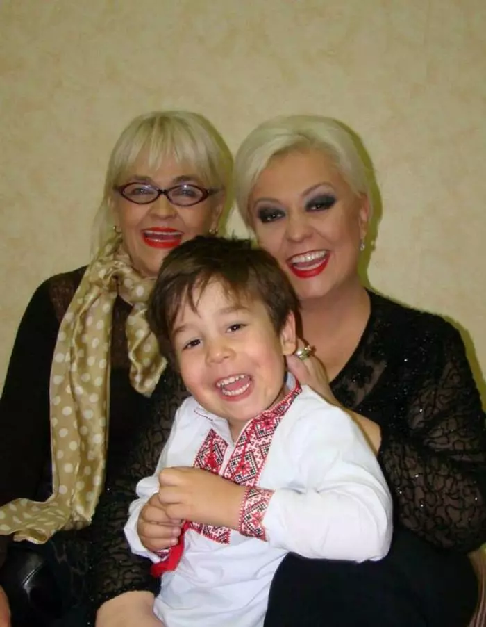 Monica Anghel, fiul ei, Aviv și mama ei