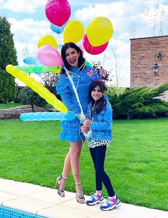 Oana Frigescu și fiica ei, Maria