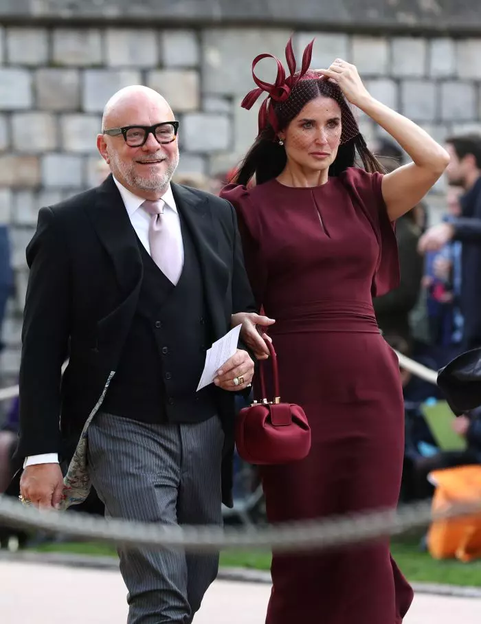 Demi Moore a participat la nunta Prințesei Eugenie.