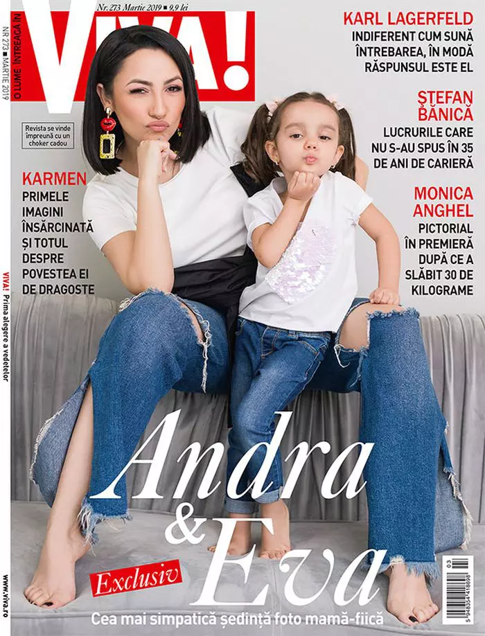 Mai multe fotografii cu Claudia Pavel în noul număr al revistei VIVA!