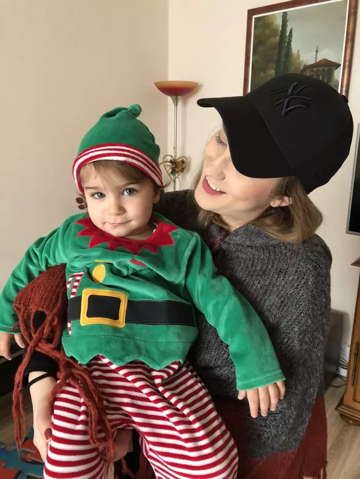 Adda si fiul ei, Alex, intr-un pictorial inainte de Craciun