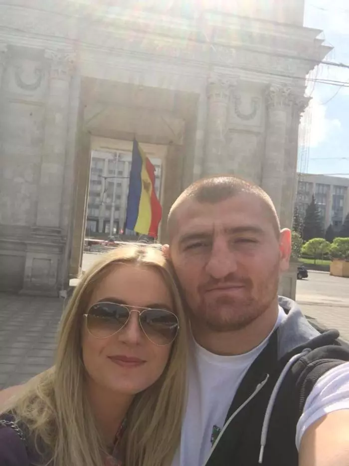 Cătălin Moroșanu și soția