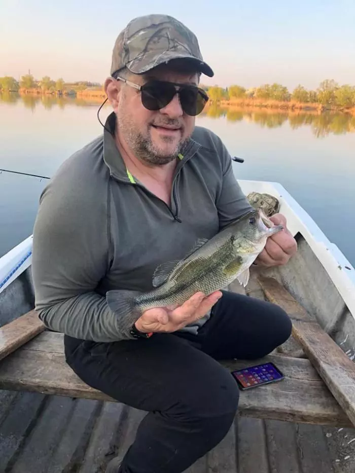 Tavi Colen e pasionat de pescuit