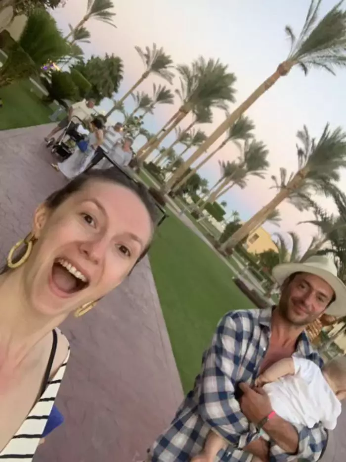 Adela Popescu șo Radu Vâlcan în Egipt