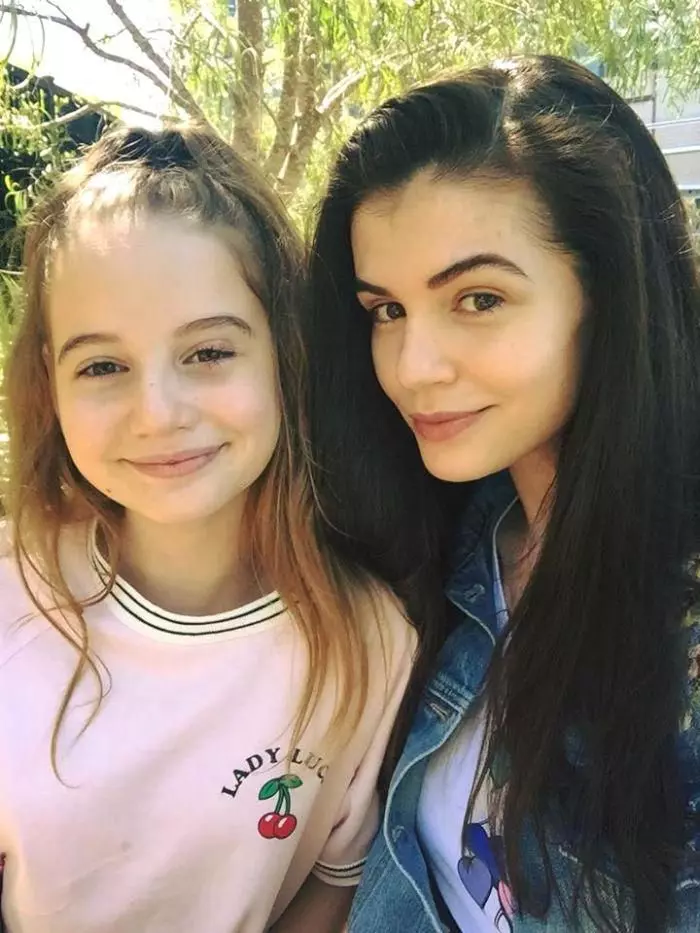 Irina Columbeanu și Monica Columbeanu, actualmente Gabor