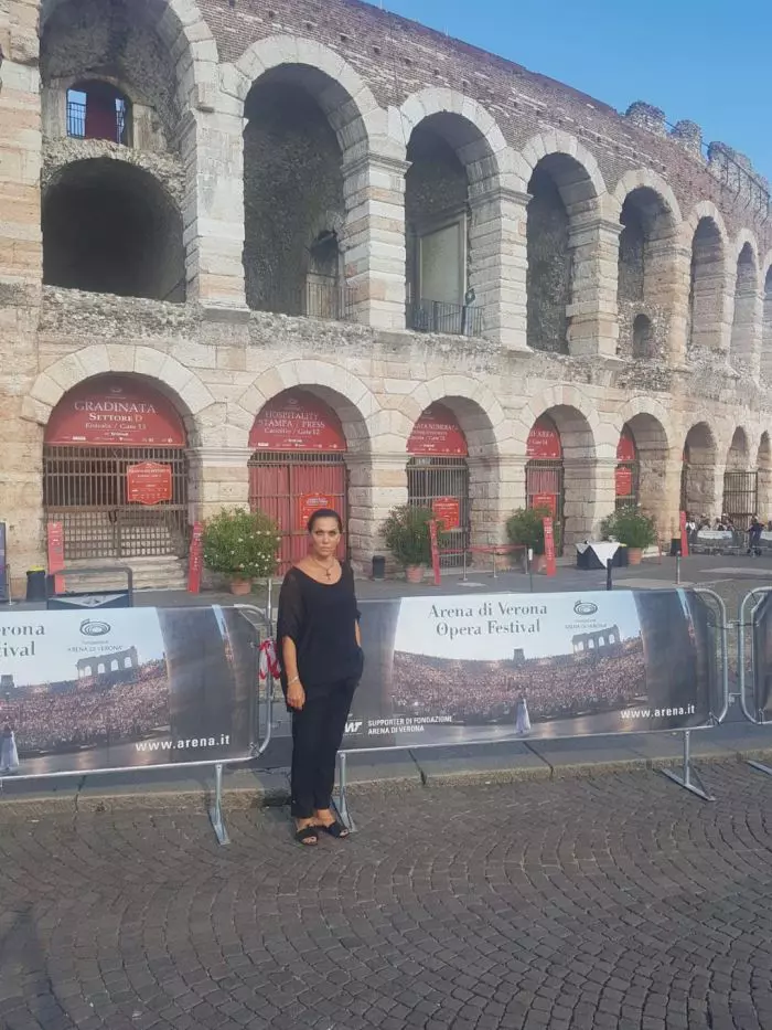 Beatrice Rancea a fost în vacanţă în Italia cu soţul