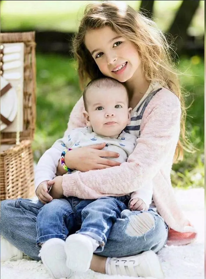 Sofia și Noah, copiii Andreei Bănică