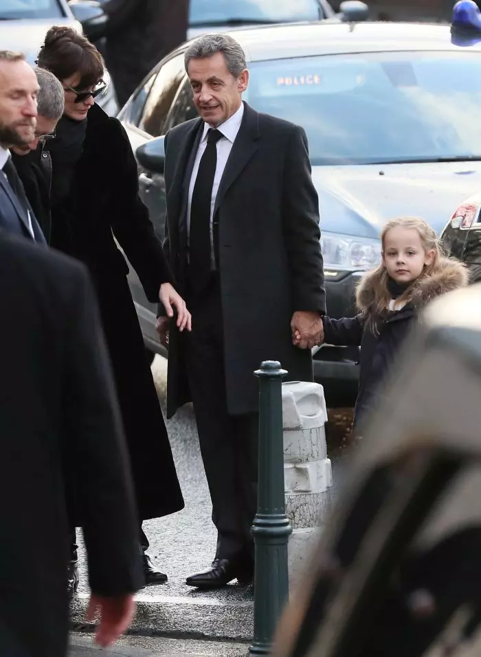 Nicolas Sarkozy, Carla Bruni şi fiica lor